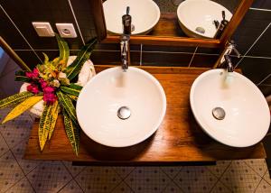 Koupelna v ubytování Villa Makoa