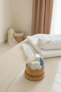 Ένα ή περισσότερα κρεβάτια σε δωμάτιο στο onde dell'etna 12