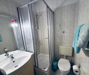 Koupelna v ubytování Stay&joy