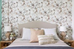 Ένα ή περισσότερα κρεβάτια σε δωμάτιο στο Costa de Madrid IV Tourist Apartments