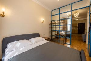 Ένα ή περισσότερα κρεβάτια σε δωμάτιο στο Modern Apartment