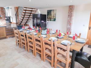 Posezení v ubytování Cefnaire Isaf