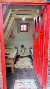 Ένα ή περισσότερα κρεβάτια σε δωμάτιο στο Šuma snova