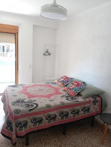 Ένα ή περισσότερα κρεβάτια σε δωμάτιο στο Apartamento playero