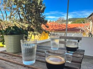 Nespecifikovaný výhled na hory nebo výhled na hory při pohledu z apartmánu