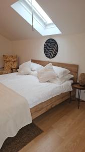 Postel nebo postele na pokoji v ubytování Ferienhaus - Hoamathaus