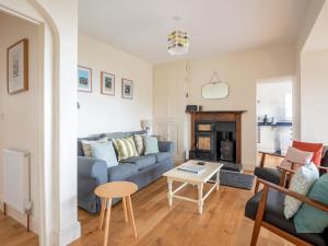 Χώρος καθιστικού στο Awelfryn
