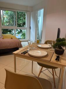 Χώρος καθιστικού στο Cocon des îles, proche aéroport