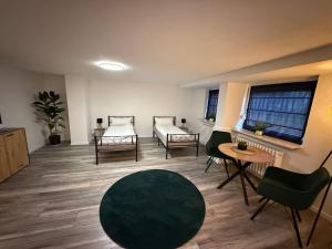 Χώρος καθιστικού στο Golden Nest