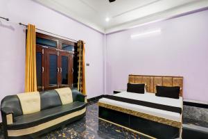 Ένα ή περισσότερα κρεβάτια σε δωμάτιο στο Hotel Moonlight