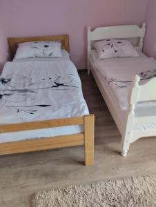 Postel nebo postele na pokoji v ubytování Mona Liza