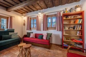 Χώρος καθιστικού στο Chalupa Bocza