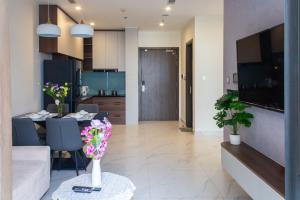 TV a/nebo společenská místnost v ubytování Cobena Home