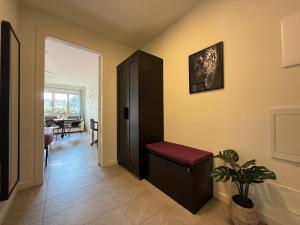 TV a/nebo společenská místnost v ubytování Bright studio apartment near ChorusLife and downtown + 3 fotografie