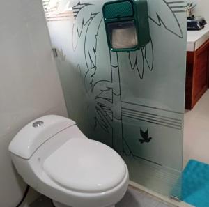 Koupelna v ubytování Tula bali bungalow