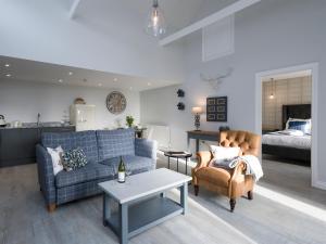 Postel nebo postele na pokoji v ubytování The Cowshed - Uk10354 + 10 fotografií