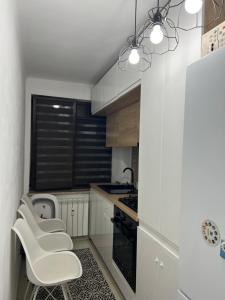 Η κουζίνα ή μικρή κουζίνα στο Beatrice Residence Centru Vechi