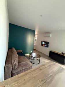 TV a/nebo společenská místnost v ubytování Appartement 2 pièces neuf Toul proche gare