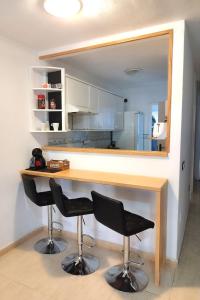 Η κουζίνα ή μικρή κουζίνα στο Relax Sun and Sea in Tenerife