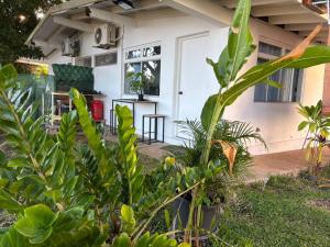 A garden outside Manohei Lodge- Chambre indépendante Pamatai
