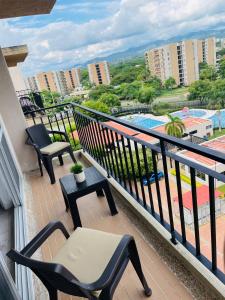 Μπαλκόνι ή βεράντα στο Suite Vista Azul Ricaurte