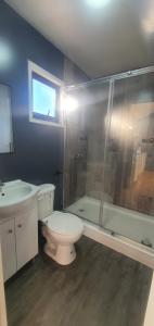 Ένα μπάνιο στο Cabaña Sendero Viejo