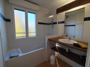 Ένα μπάνιο στο Appartement Le Cocon du Monde