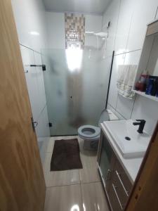 Ένα μπάνιο στο Casa férias em torres +6 φωτογραφίες