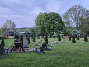 Κήπος έξω από το Pension Goldbachmühle