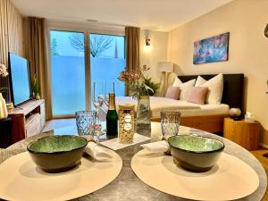 Χώρος καθιστικού στο Alpenglanz Deluxe Studio +35 φωτογραφίες