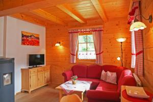 Μια τηλεόραση ή/και κέντρο ψυχαγωγίας στο Romantikblockhaus Pretalhof