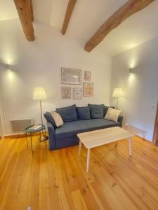 Χώρος καθιστικού στο Le Perchoir Provencal