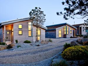 Bygningen som feriehuset ligger i