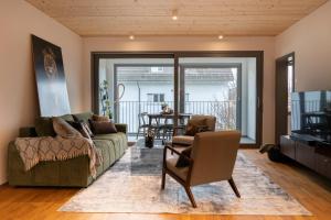 O zonă de relaxare la The Address near Zurich- stylish and comfortable