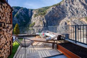 Nespecifikovaný výhled na hory nebo výhled na hory při pohledu z apartmánu