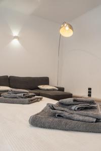 Postel nebo postele na pokoji v ubytování Roiano Cinque