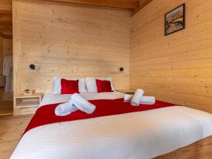 Postel nebo postele na pokoji v ubytování Lodges Arverne + 23 fotografií