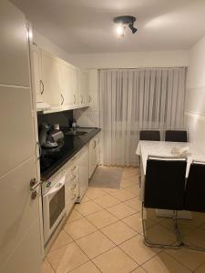 Kuchyň nebo kuchyňský kout v ubytování Cozy apartment near Basel Airport