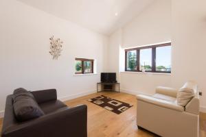 TV a/nebo společenská místnost v ubytování Trippet Cottage