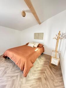 Ένα ή περισσότερα κρεβάτια σε δωμάτιο στο Casa Mérida