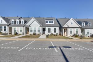 a row of houses in a parking lot at Dock Access Pet-Friendly Lake Greenwood Gem! in Greenwood