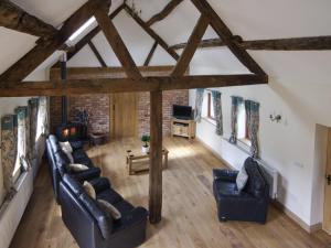 Posezení v ubytování Cefnaire Isaf