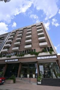 Budova, kde se aparthotel nachází