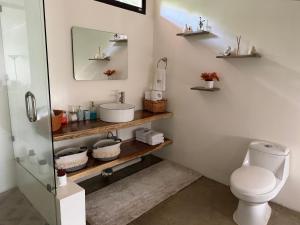 Koupelna v ubytování Casa Boho