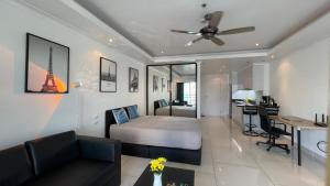 Posezení v ubytování Beautiful sea view cozy condo