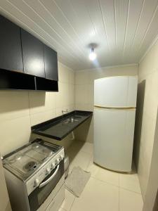 Η κουζίνα ή μικρή κουζίνα στο Pousada O auto da Compadecida