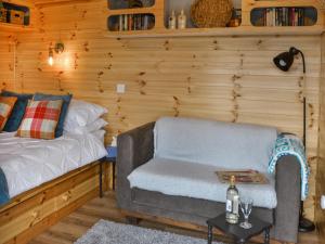 Ένα ή περισσότερα κρεβάτια σε δωμάτιο στο Brockalee Farm Retreat