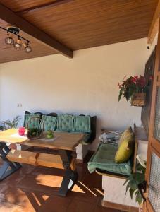 Χώρος καθιστικού στο Mirador del Zumacal Alex