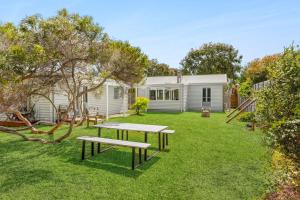 En have udenfor Sandy Toes Cottage