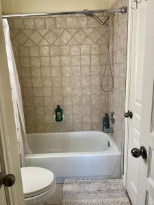 Koupelna v ubytování Manor